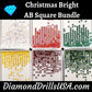 Christmas Bright AB Square Bundle 6 AB Colors Aurora 