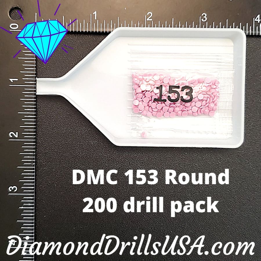 DMC 153 ROUND 5D Diamond Painting Drills Beads DMC 153 Very 