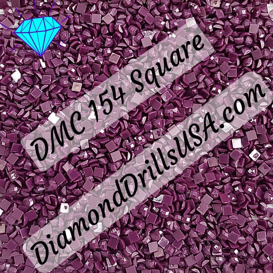 DMC 154 SQUARE 5D Diamond Painting Drills Beads DMC 154 Very