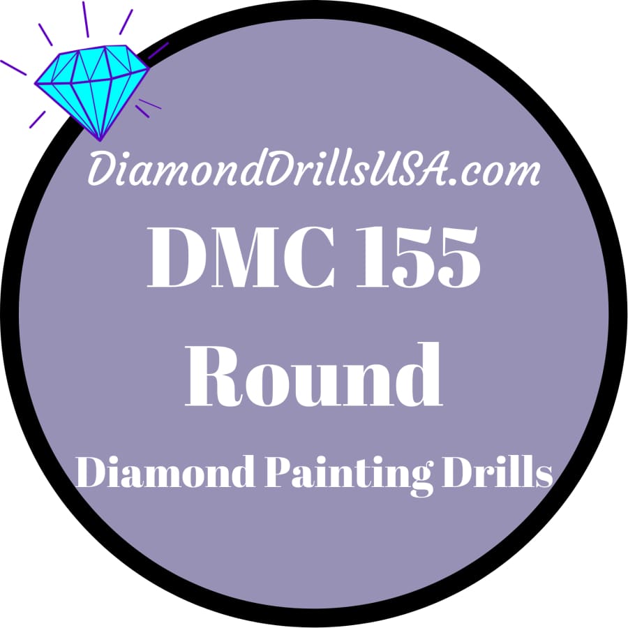 DMC 155 ROUND 5D Diamond Painting Drills Beads DMC 155 