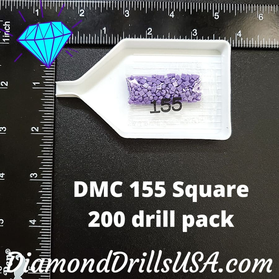 DMC 155 SQUARE 5D Diamond Painting Drills Beads DMC 155 