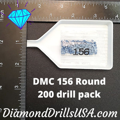 DMC 156 ROUND 5D Diamond Painting Drills Beads DMC 156 