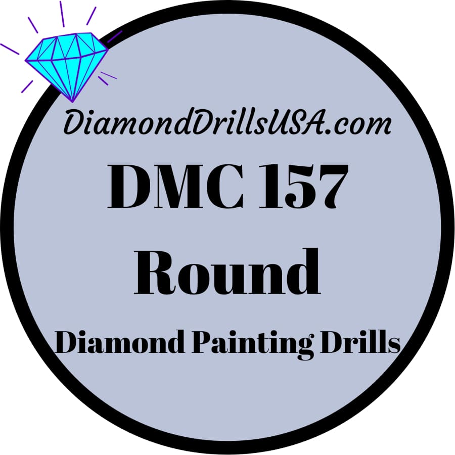 DMC 157 ROUND 5D Diamond Painting Drills Beads DMC 157 Very 