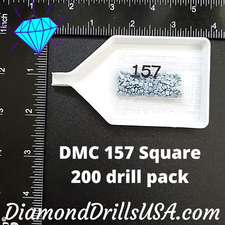 DMC 157 SQUARE 5D Diamond Painting Drills Beads DMC 157 Very