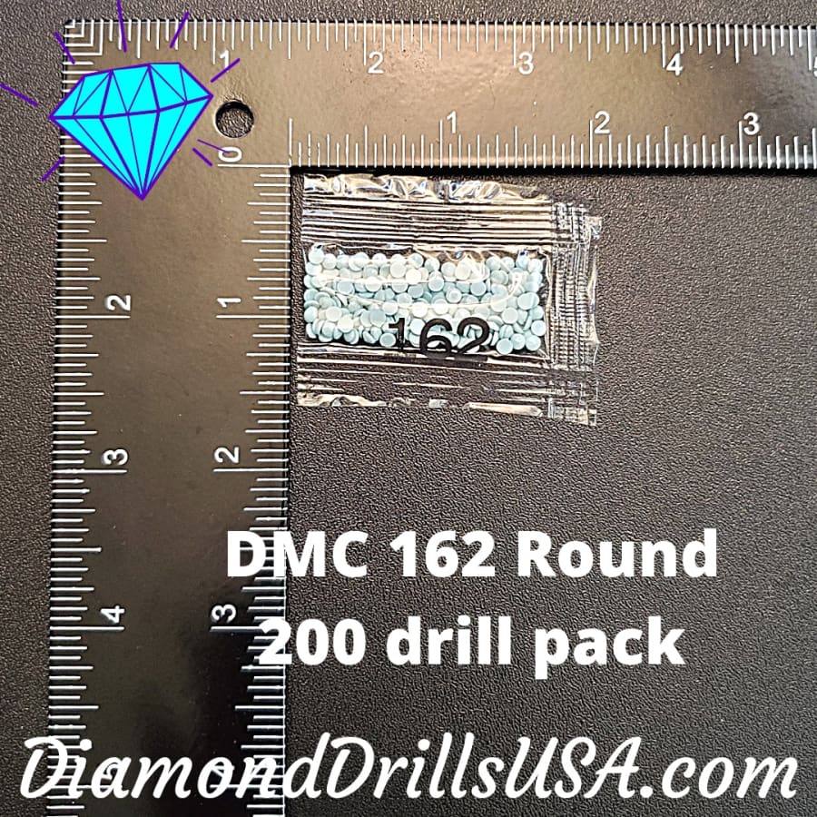 DMC 162 ROUND 5D Diamond Painting Drills Beads DMC 162 Ultra
