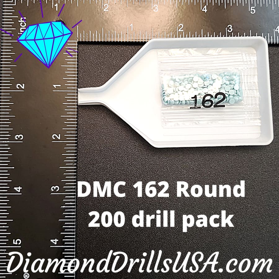 DMC 162 ROUND 5D Diamond Painting Drills Beads DMC 162 Ultra