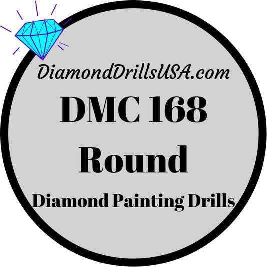 DMC 168 ROUND 5D Diamond Painting Drills Beads DMC 168 Light