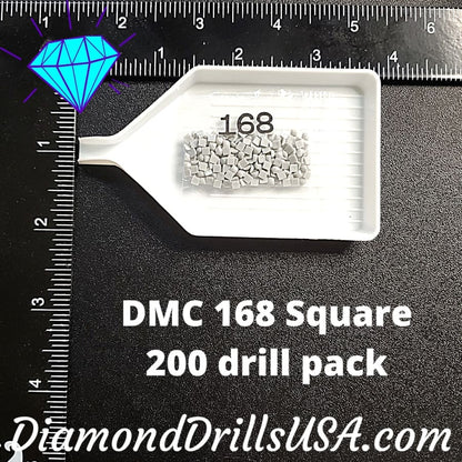 DMC 168 SQUARE 5D Diamond Painting Drills Beads DMC 168 