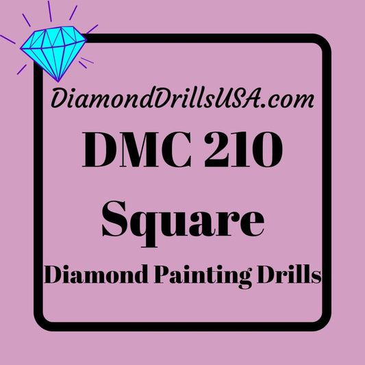 DMC 210 SQUARE 5D Diamond Painting Drills Beads DMC 210 