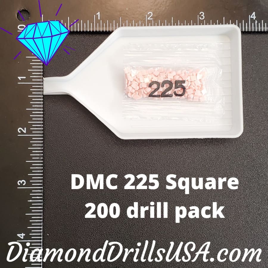 DMC 225 SQUARE 5D Diamond Painting Drills Beads DMC 225 