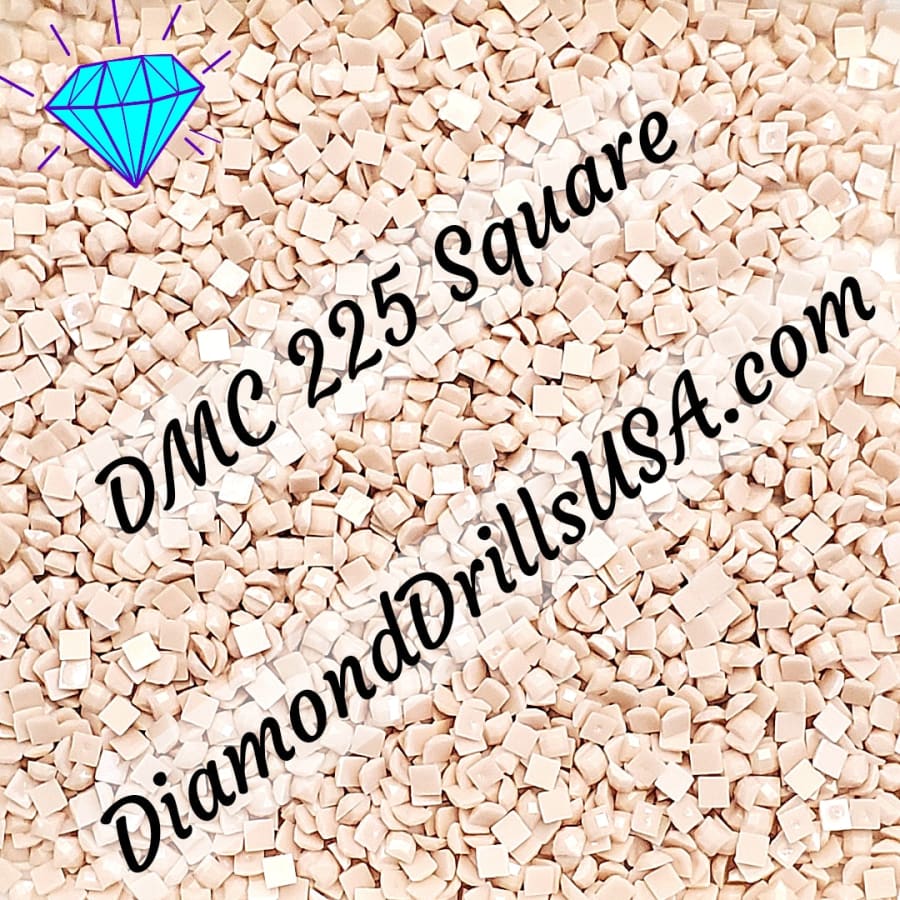 DMC 225 SQUARE 5D Diamond Painting Drills Beads DMC 225 