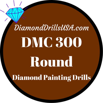 DMC 300 ROUND 5D Diamond Painting Drills Beads DMC 300 Very 