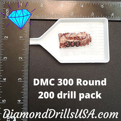 DMC 300 ROUND 5D Diamond Painting Drills Beads DMC 300 Very 