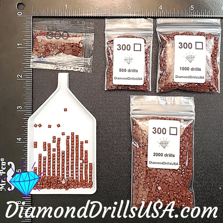 DMC 300 SQUARE 5D Diamond Painting Drills Beads DMC 300 Very