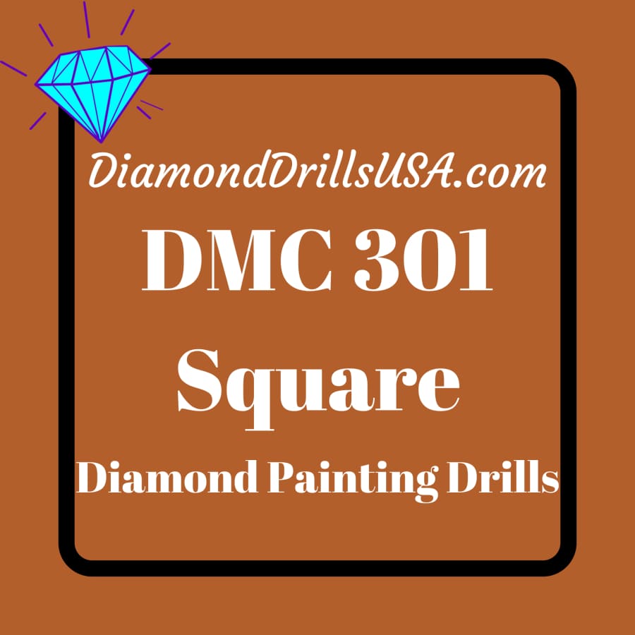 DMC 301 SQUARE 5D Diamond Painting Drills Beads DMC 301 