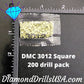 DMC 3012 SQUARE 5D Diamond Painting Drills DMC 3012 Medium 