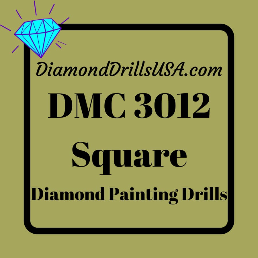 DMC 3012 SQUARE 5D Diamond Painting Drills DMC 3012 Medium 