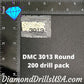 DMC 3013 ROUND 5D Diamond Painting Drills Beads DMC 3013 