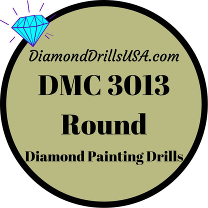 DMC 3013 ROUND 5D Diamond Painting Drills Beads DMC 3013 