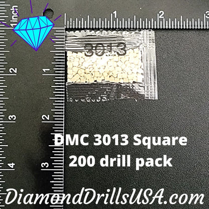 DMC 3013 SQUARE 5D Diamond Painting Drills Beads DMC 3013 