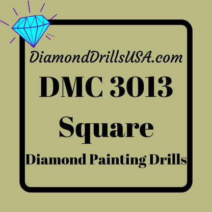 DMC 3013 SQUARE 5D Diamond Painting Drills Beads DMC 3013 
