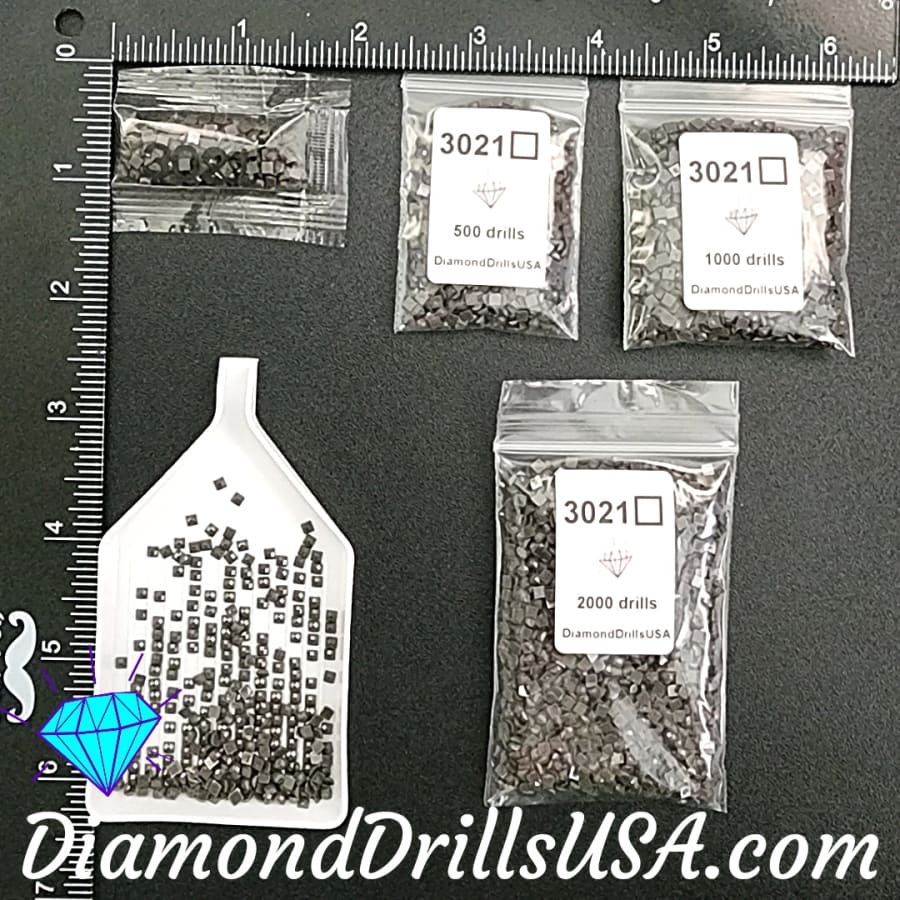 DMC 3021 SQUARE 5D Diamond Painting Drills Beads DMC 3021 