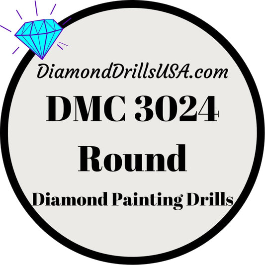 DMC 3024 ROUND 5D Diamond Painting Drills DMC 3024 Very 