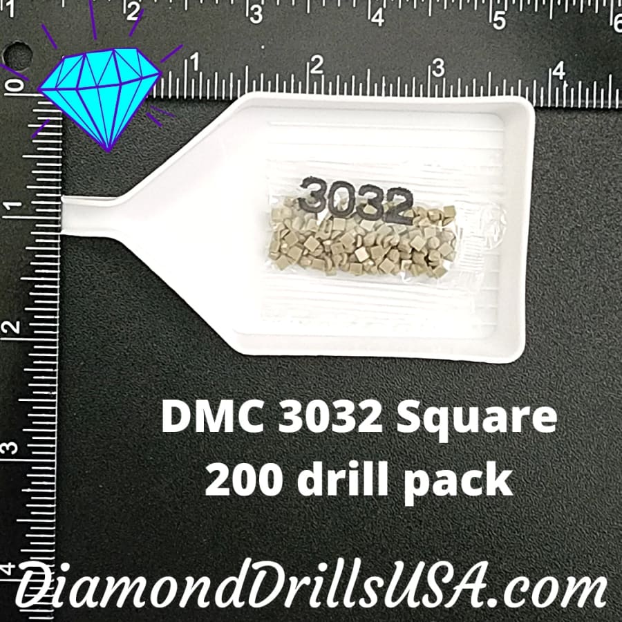 DMC 3032 SQUARE 5D Diamond Painting Drills Beads DMC 3032 