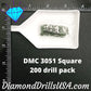DMC 3051 SQUARE 5D Diamond Painting Drills Beads DMC 3051 