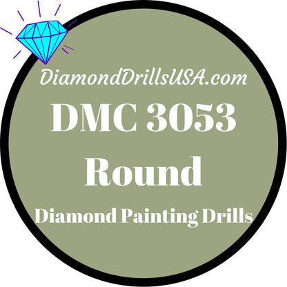 DMC 3053 ROUND 5D Diamond Painting Drills Beads DMC 3053 