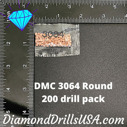 DMC 3064 ROUND 5D Diamond Painting Drills Beads DMC 3064 