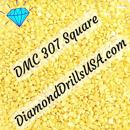 DMC 307 SQUARE 5D Diamond Painting Drills Beads 307 Lemon 