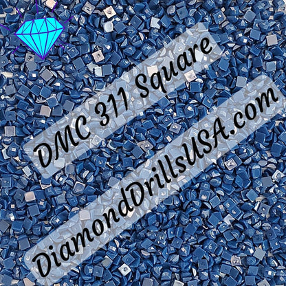 DMC 311 SQUARE 5D Diamond Painting Drills Beads DMC 311 