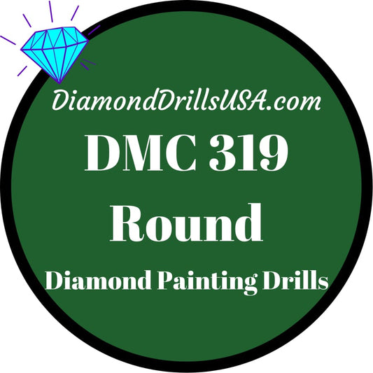 DMC 319 ROUND 5D Diamond Painting Drills Beads DMC 319 Very 