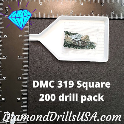 DMC 319 SQUARE 5D Diamond Painting Drills Beads DMC 319 Very