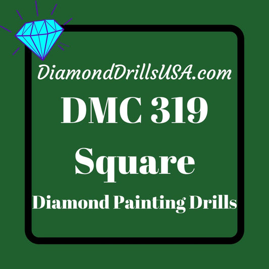 DMC 319 SQUARE 5D Diamond Painting Drills Beads DMC 319 Very