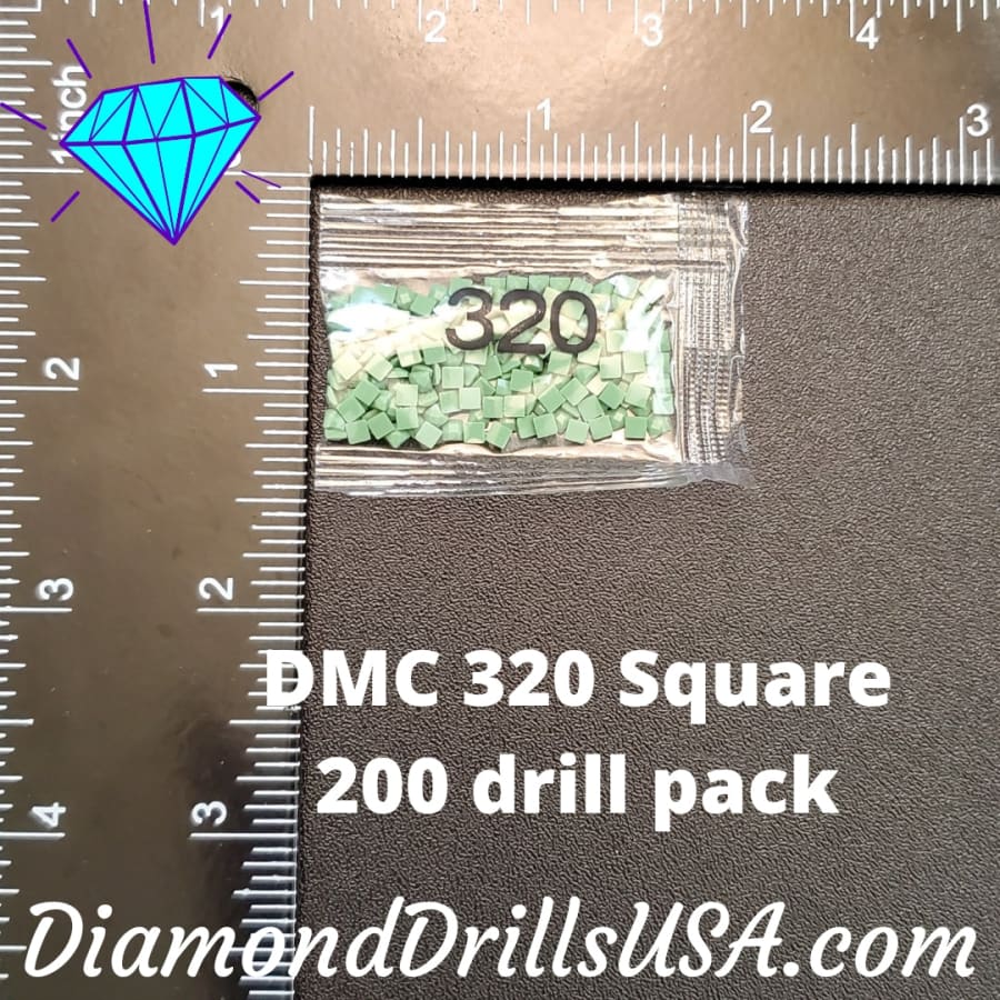 DMC 320 SQUARE 5D Diamond Painting Drills Beads DMC 320 