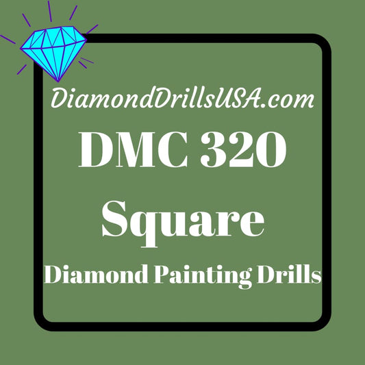 DMC 320 SQUARE 5D Diamond Painting Drills Beads DMC 320 