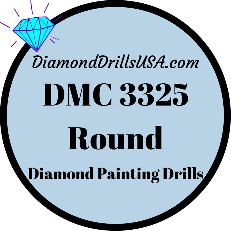 DMC 3325 ROUND 5D Diamond Painting Drills Beads DMC 3325 