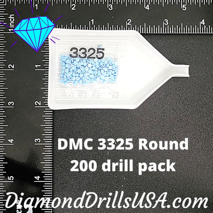 DMC 3325 ROUND 5D Diamond Painting Drills Beads DMC 3325 