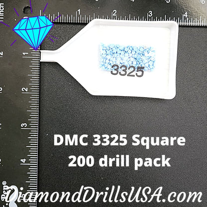 DMC 3325 SQUARE 5D Diamond Painting Drills Beads DMC 3325 
