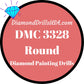 DMC 3328 ROUND 5D Diamond Painting Drills Beads DMC 3328 
