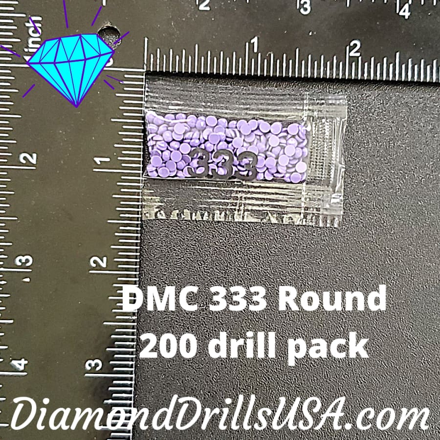 DMC 333 ROUND 5D Diamond Painting Drills 333 Very Dark Blue 