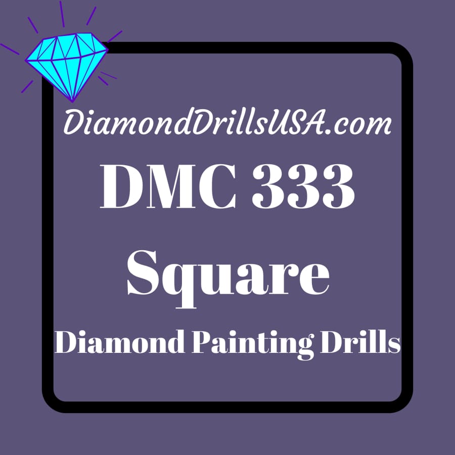 DMC 333 SQUARE 5D Diamond Painting Drills 333 Very Dark Blue