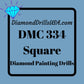 DMC 334 SQUARE 5D Diamond Painting Drills Beads DMC 334 