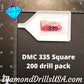 DMC 335 SQUARE 5D Diamond Painting Drills Beads DMC 335 Rose