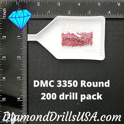 DMC 3350 ROUND 5D Diamond Painting Drills Beads DMC 3350 