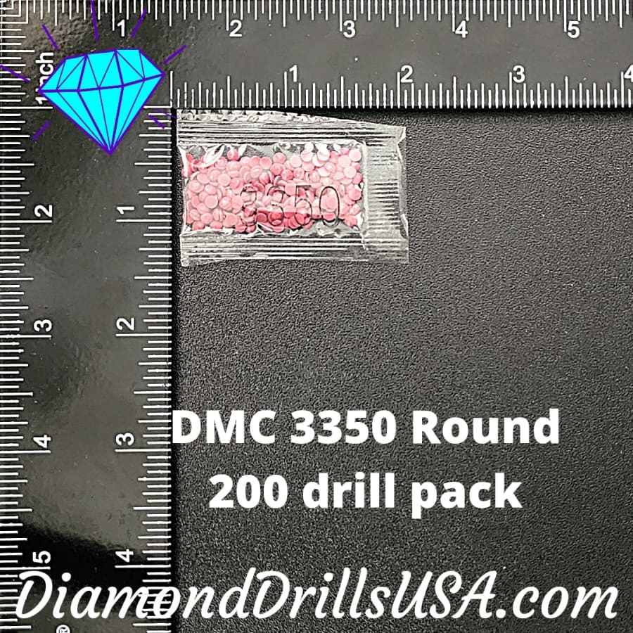 DMC 3350 ROUND 5D Diamond Painting Drills Beads DMC 3350 