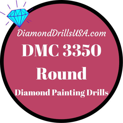 DMC 3350 ROUND 5D Diamond Painting Drills Beads DMC 3350 