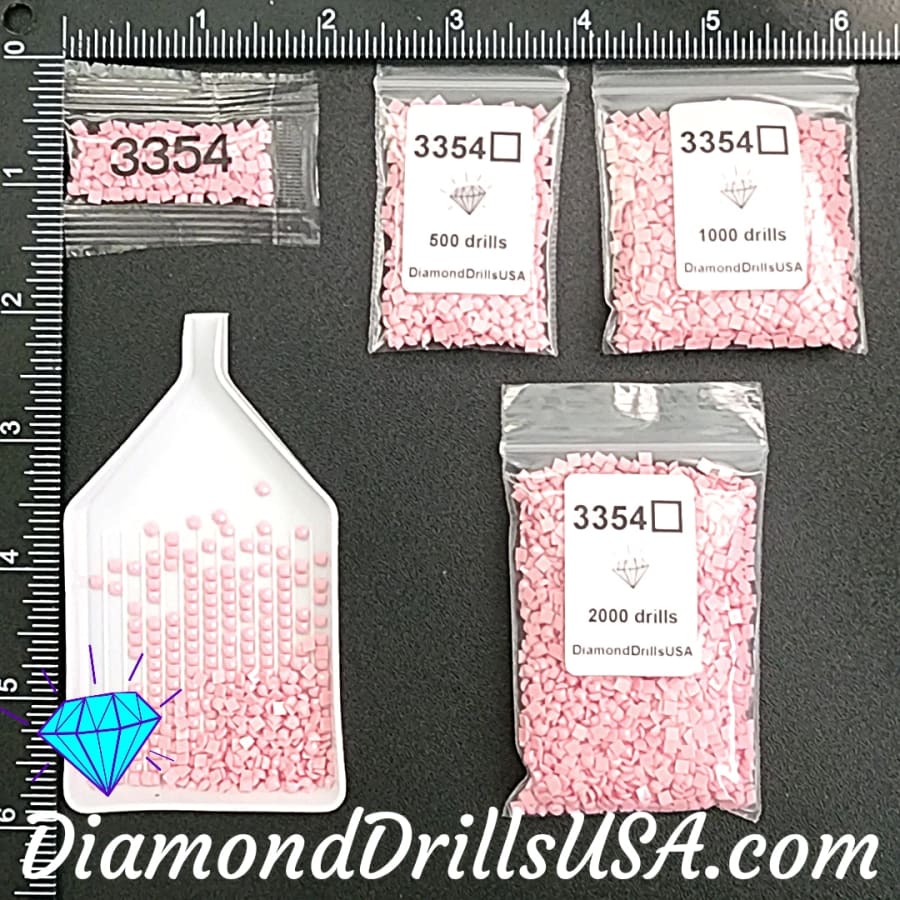 DMC 3354 SQUARE 5D Diamond Painting Drills Beads DMC 3354 